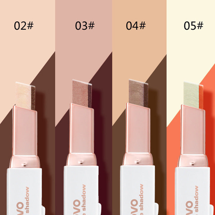 Two-color gradient eye shadow stick Two-color gradient eye shadow stick